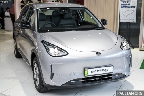 Proton eMas 5 Prime first images – 79 PS, 225 km WLTP range, halogens, steel wheels, no ADAS, RM57k