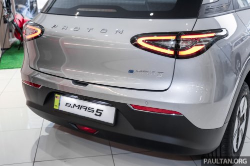 Proton eMas 5 Prime first images – 79 PS, 225 km WLTP range, halogens, steel wheels, no ADAS, RM57k