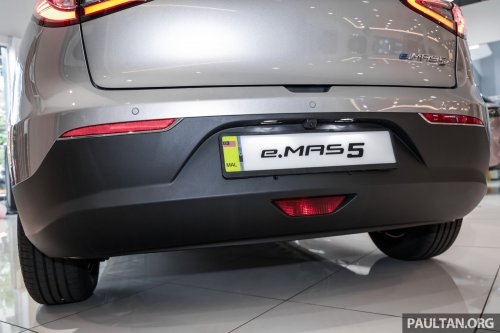 Proton eMas 5 Prime first images – 79 PS, 225 km WLTP range, halogens, steel wheels, no ADAS, RM57k