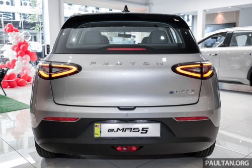 Proton eMas 5 Prime first images – 79 PS, 225 km WLTP range, halogens, steel wheels, no ADAS, RM57k