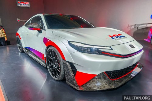 Honda Prelude HRC Concept shown at Tokyo Auto Salon 2026 – coupé gets big wing, carbon-fibre parts