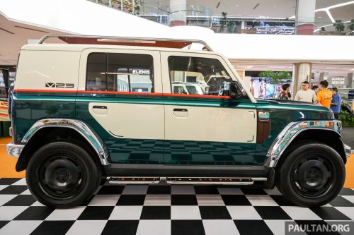 iCaur V23 Retro Edition styling kit on display at PJ showroom this weekend – RM18,888 for first 88 buyers