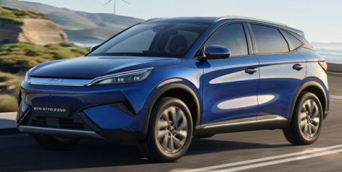 BYD Atto 3 Evo unveiled for Europe – switches to RWD, 800V, 74.8 kWh, up to 510 km WLTP; 449 PS AWD