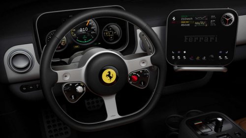 Ferrari Luce – brand’s first EV gets a name; interior designed by ex-Apple Jony Ive shown ahead of debut