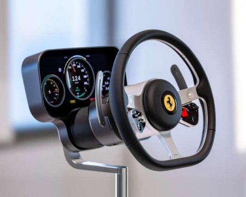Touchscreens are the wrong tech for main car controls – Ferrari Luce interior, ex-Apple designer Jony Ive