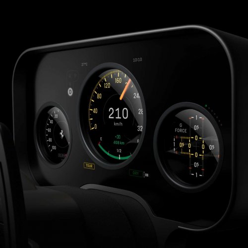 Ferrari Luce – brand’s first EV gets a name; interior designed by ex-Apple Jony Ive shown ahead of debut