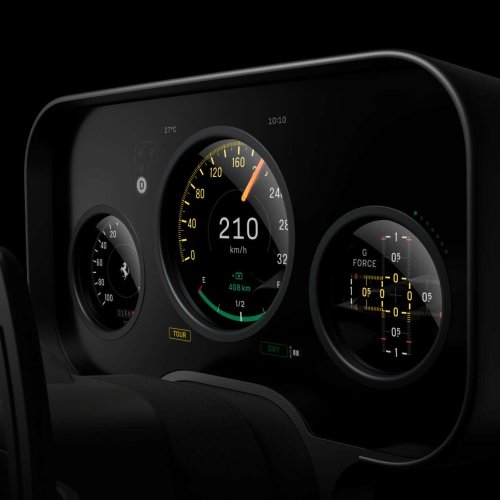 Touchscreens are the wrong tech for main car controls – Ferrari Luce interior, ex-Apple designer Jony Ive