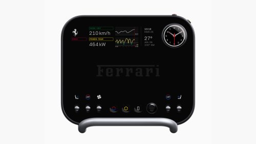 Touchscreens are the wrong tech for main car controls – Ferrari Luce interior, ex-Apple designer Jony Ive