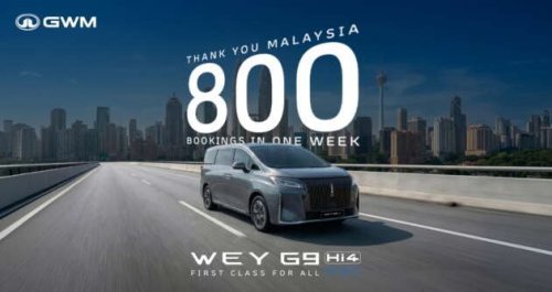 GWM Wey G9 Hi4 PHEV – 800 bookings for RM269,800 MPV in the first week following its Malaysian launch