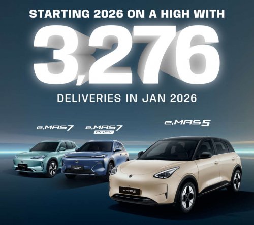 Proton eMas 5 – over 3,000 units delivered in January 2026, highest ever for a single Pro-Net model