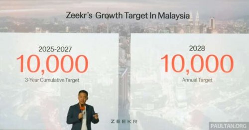 Zeekr Malaysia sold 2,560 units in 2025, aiming for 10k by 2028 – big growth powered by CKD 7X in late-2027?