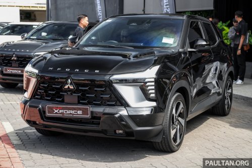 2026 Mitsubishi Xforce previewed in Malaysia – CKD; RM110k-RM120k est; 1.5L NA, CVT; launch in April