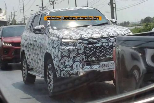 2026 Toyota Fortuner spied – based on new Hilux, heavy facelift with carryover body structure
