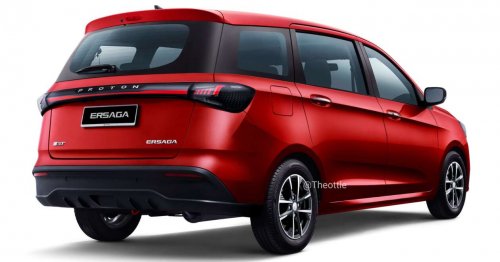 Proton Saga MPV rendered by Theophilus Chin – AMA platform-based people-mover shown with MC3 styling