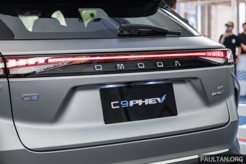 Omoda C9 PHEV launched in Malaysia – 1.5T petrol, 537 PS/650 Nm PHEV, 145 km EV range WLTP; RM209k