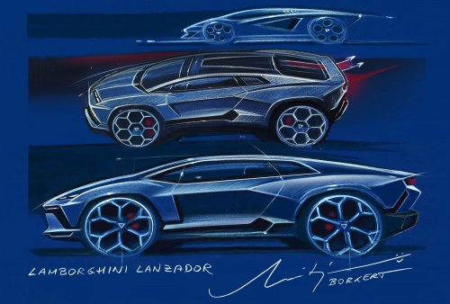 Lamborghini Lanzador EV cancelled – tall-riding battery-electric coupé to be replaced by plug-in hybrid