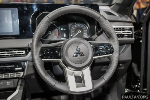 Mitsubishi Xforce spotted again in Malaysia on the back of a roving truck – nationwide tour until March 15