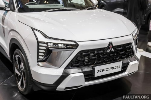 Mitsubishi Xforce spotted again in Malaysia on the back of a roving truck – nationwide tour until March 15