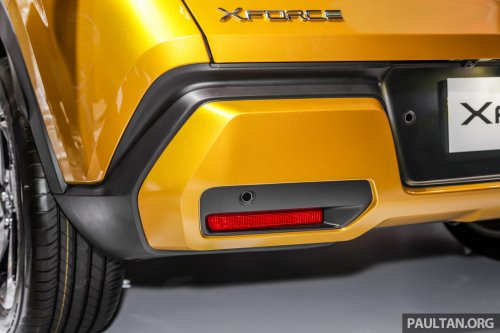 Mitsubishi Xforce spotted again in Malaysia on the back of a roving truck – nationwide tour until March 15