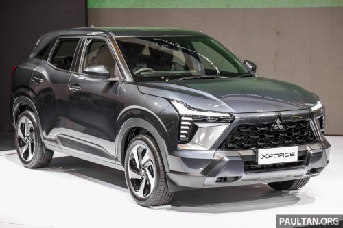 Mitsubishi Xforce spotted again in Malaysia on the back of a roving truck – nationwide tour until March 15