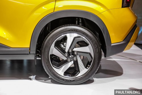 Mitsubishi Xforce spotted again in Malaysia on the back of a roving truck – nationwide tour until March 15