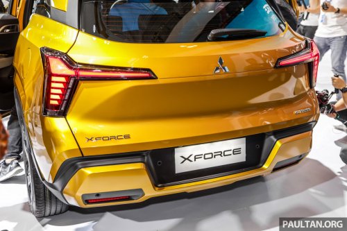 Mitsubishi Xforce spotted again in Malaysia on the back of a roving truck – nationwide tour until March 15