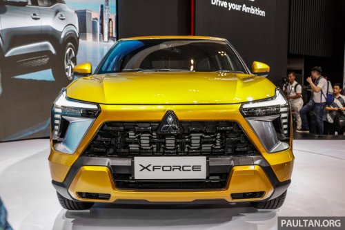 Mitsubishi Xforce spotted again in Malaysia on the back of a roving truck – nationwide tour until March 15