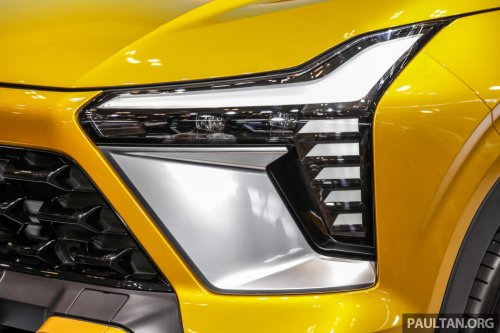 Mitsubishi Xforce spotted again in Malaysia on the back of a roving truck – nationwide tour until March 15