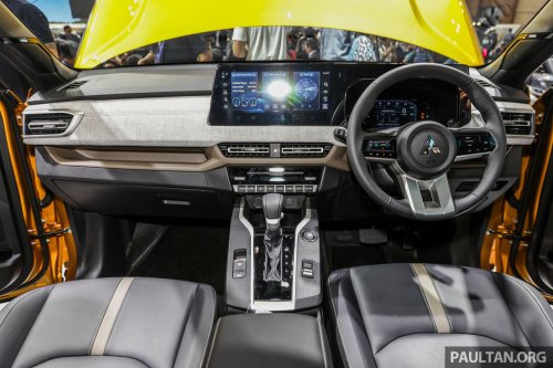 Mitsubishi Xforce spotted again in Malaysia on the back of a roving truck – nationwide tour until March 15