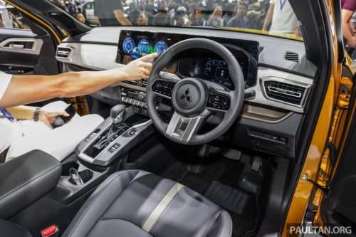 Mitsubishi Xforce spotted again in Malaysia on the back of a roving truck – nationwide tour until March 15