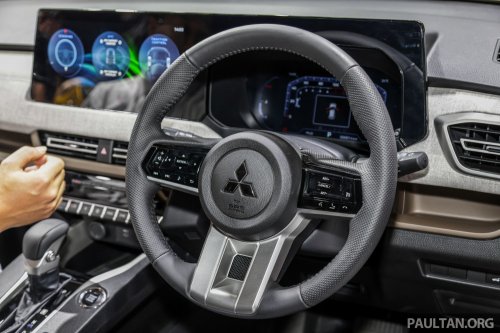 Mitsubishi Xforce spotted again in Malaysia on the back of a roving truck – nationwide tour until March 15