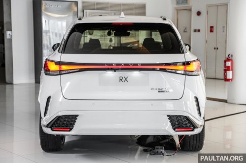 Lexus RX 500h F Sport Special Edition in Malaysia – RM512,888; 50 units only; exclusive design touches