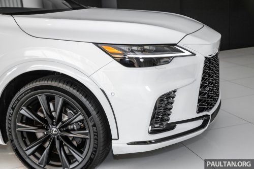 Lexus RX 500h F Sport Special Edition in Malaysia – RM512,888; 50 units only; exclusive design touches