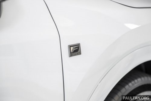Lexus RX 500h F Sport Special Edition in Malaysia – RM512,888; 50 units only; exclusive design touches
