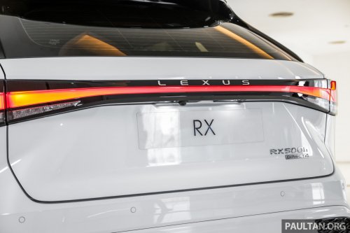 Lexus RX 500h F Sport Special Edition in Malaysia – RM512,888; 50 units only; exclusive design touches