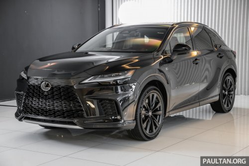Lexus RX 500h F Sport Special Edition in Malaysia – RM512,888; 50 units only; exclusive design touches