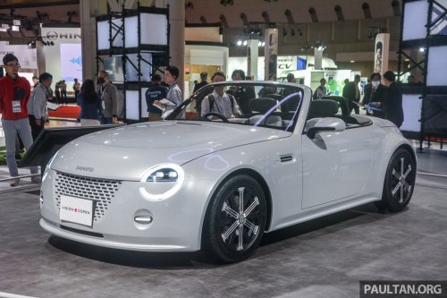 Daihatsu K-Open remains a kei car – drops larger size and 1.3L idea, but will be FR; Akio Toyoda to sign it off